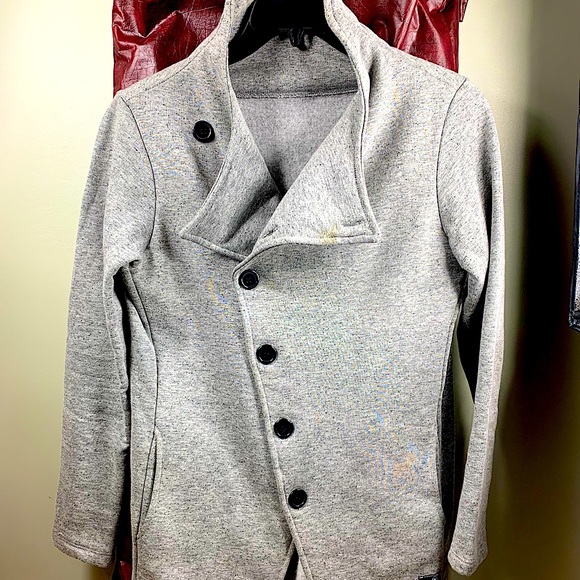 Long Cotton Italian Sweater Jacket - Picture 5 of 14